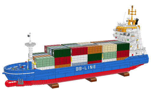 BB108688 Container Freight Ship BB-Line