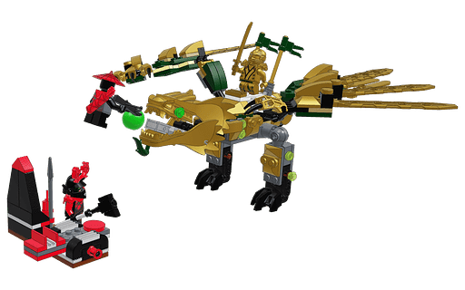 Mecabricks.com | The Golden Dragon