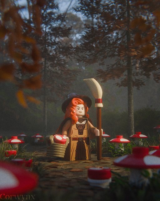The Mushroom Witch | Fantasy Minifigure